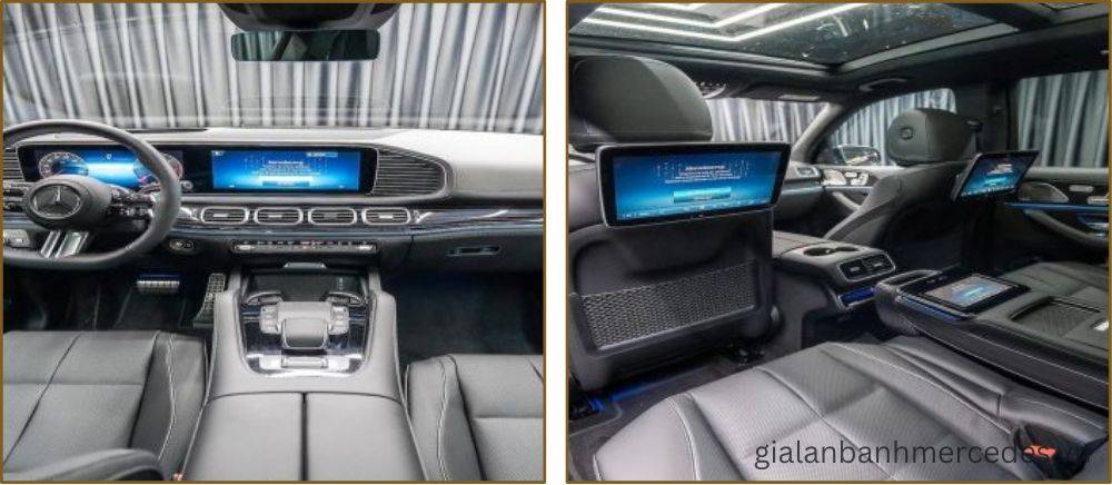 Hình ảnh nội thất khoang lái của bản GLS 450 Facelift