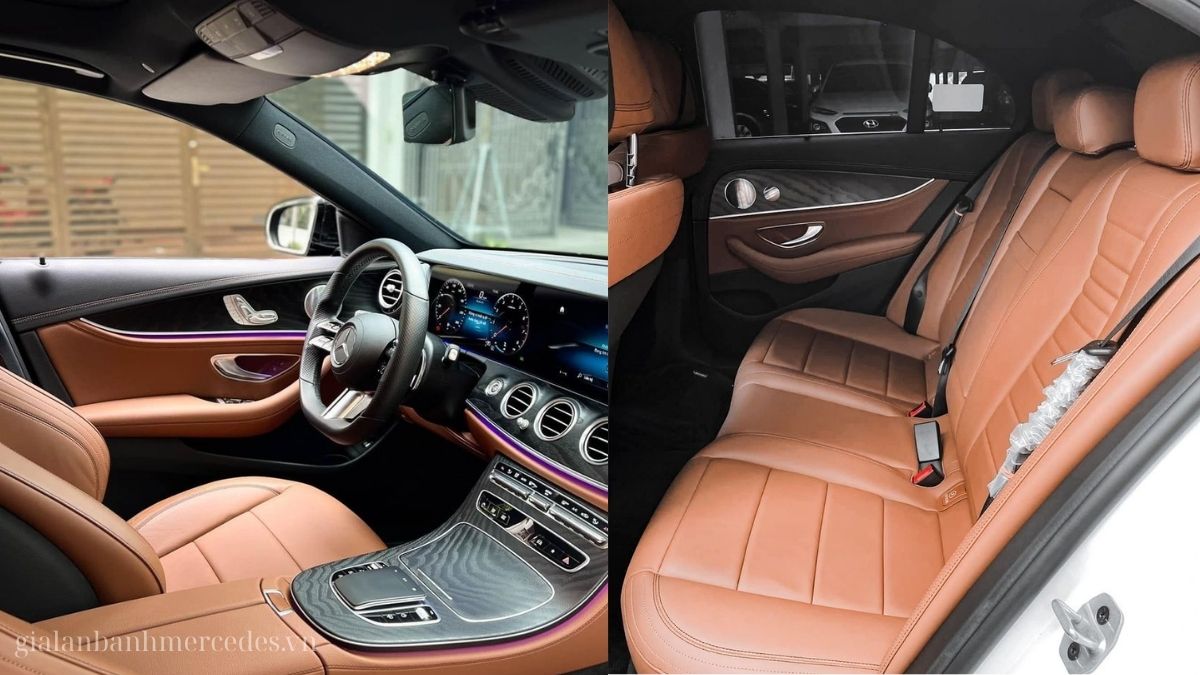 Nội thất sang trọng dòng xe Mercedes E300