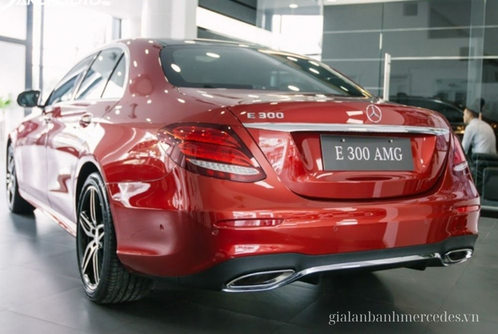 Hình ảnh đuôi xe sang trọng e300
