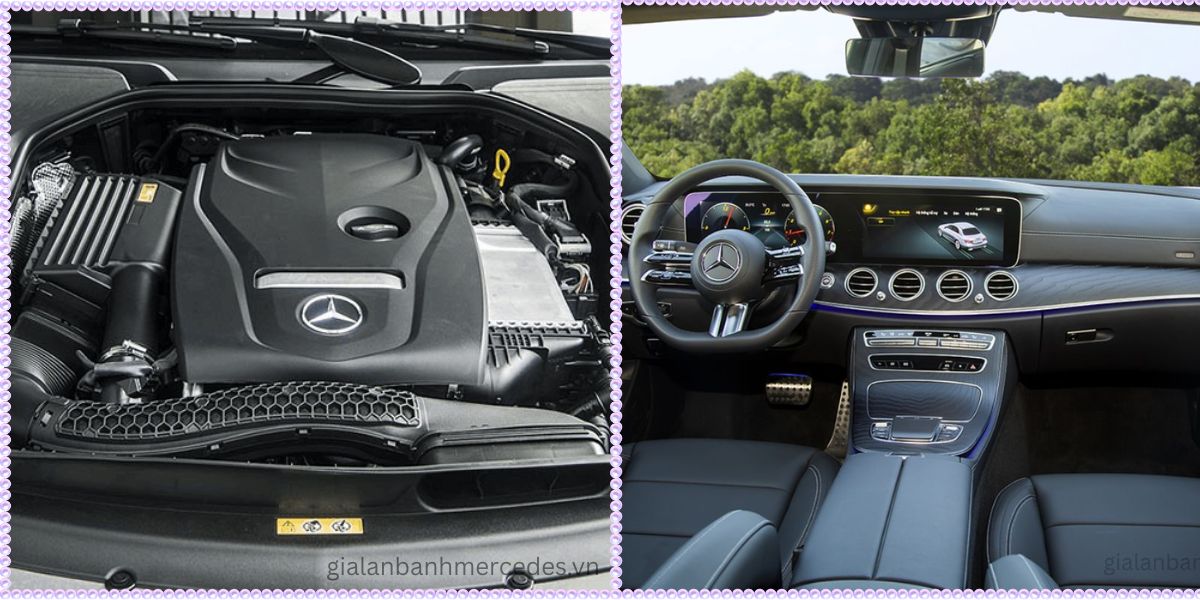 Hình ảnh động cơ & nội thất E300