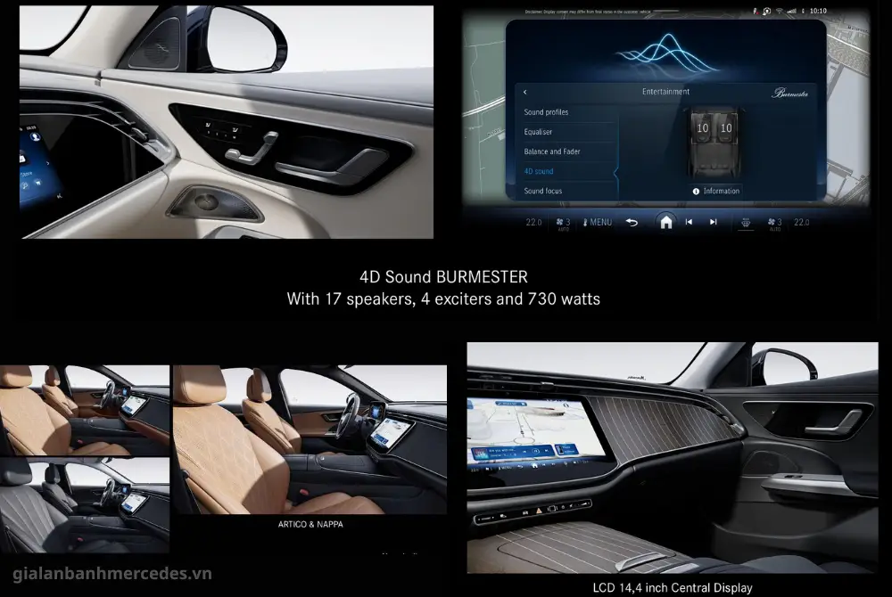 Tổng quan nội thất E200