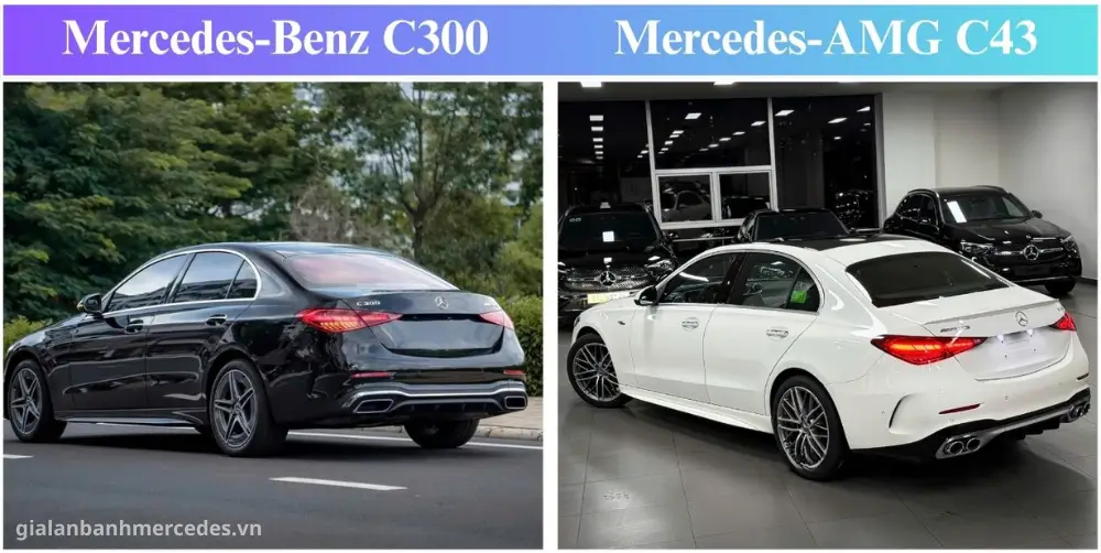 Ngoại thất Mercedes C43 AMG thể thao mạnh mẽ