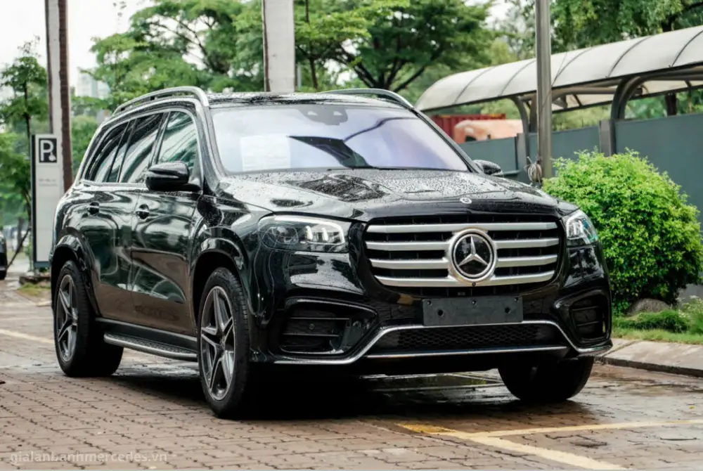 Mercedes GLS 450 màu đen Obsidian Black
