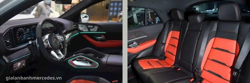 Nội thất Mercedes-AMG GLE 53 Coupe sang trọng tiện nghi