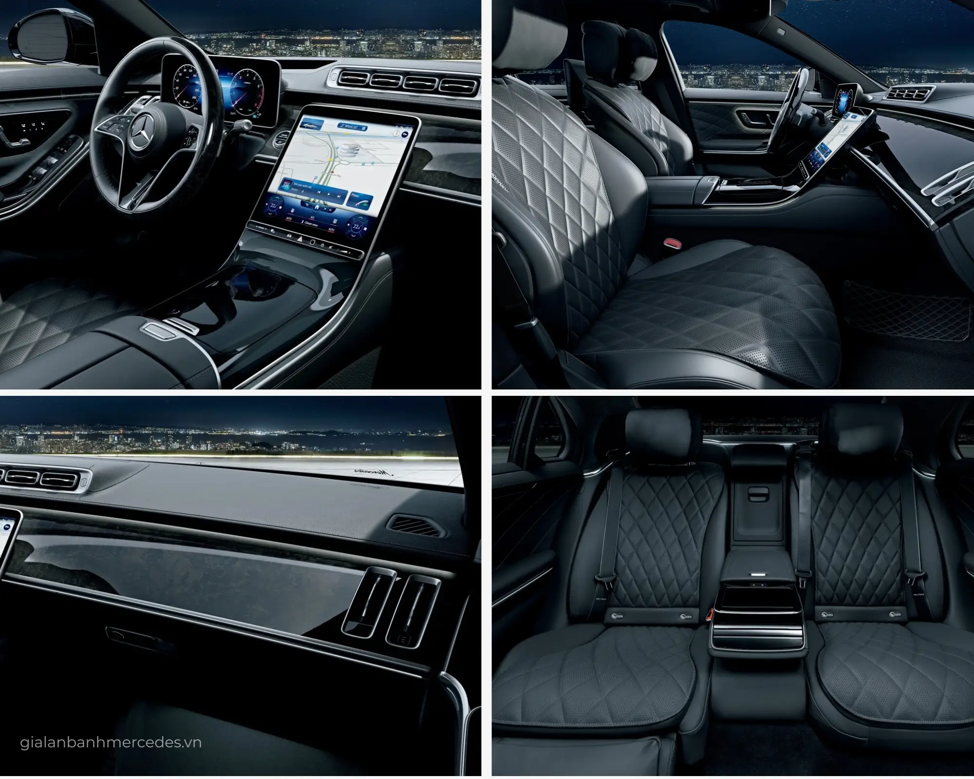 Nội thất Mercedes-Benz S 580 Night Edition sang trọng