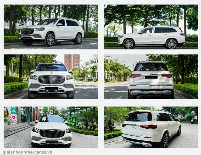 maybach GLS 480 màu trắng