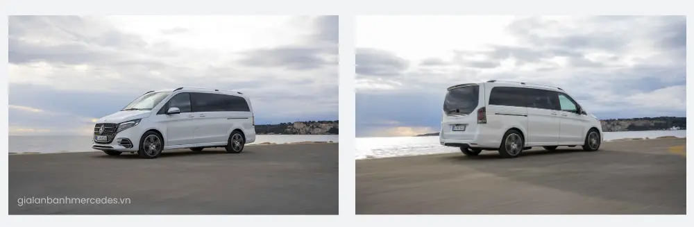 Mercedes-Benz V 300 Avantgarde màu trắng