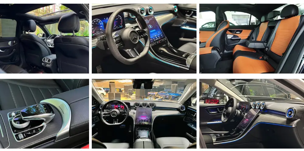 nội thất mercedes c300 amg