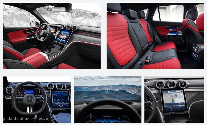 Nội thất Mercedes GLC 300 2025 cao cấp