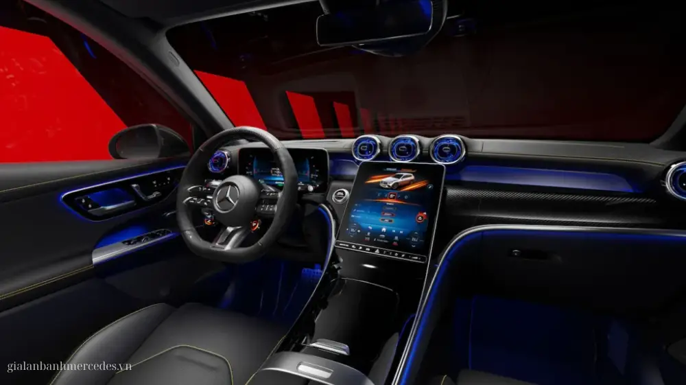 Nội thất Mercedes GLC 300 2025 hiện đại và sang trọng