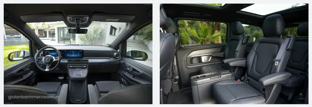 Nội thất thương gia Mercedes-Benz V-Class 2025
