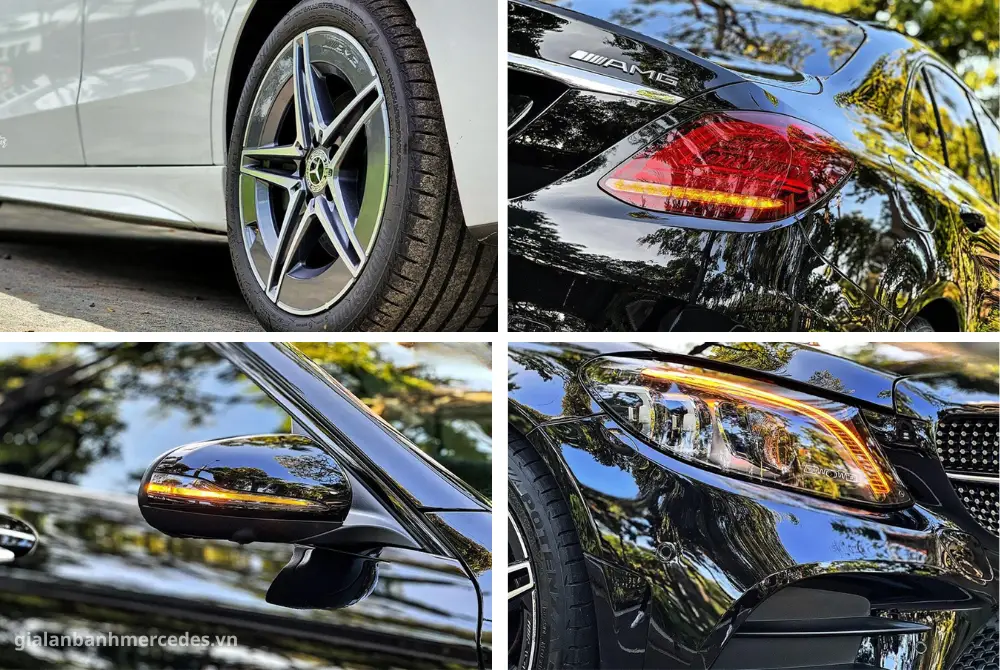 Tổng quan ngoại thất Mercedes C300 AMG sang trọng thể thao